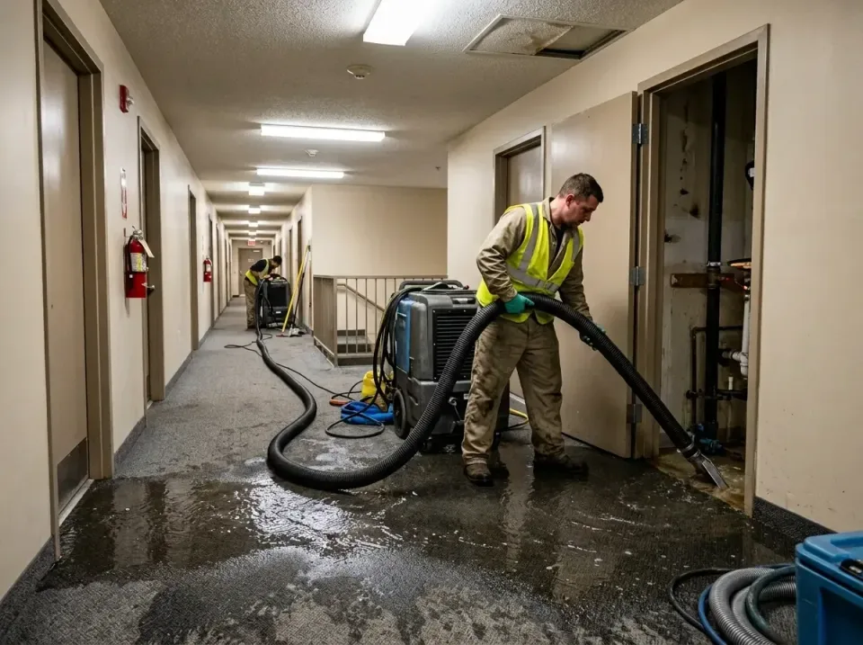 multi-unit-apartment-hallway-f-005 — frequently asked questions, Emergency Burst Pipe Water Extraction & Removal in North Ro…